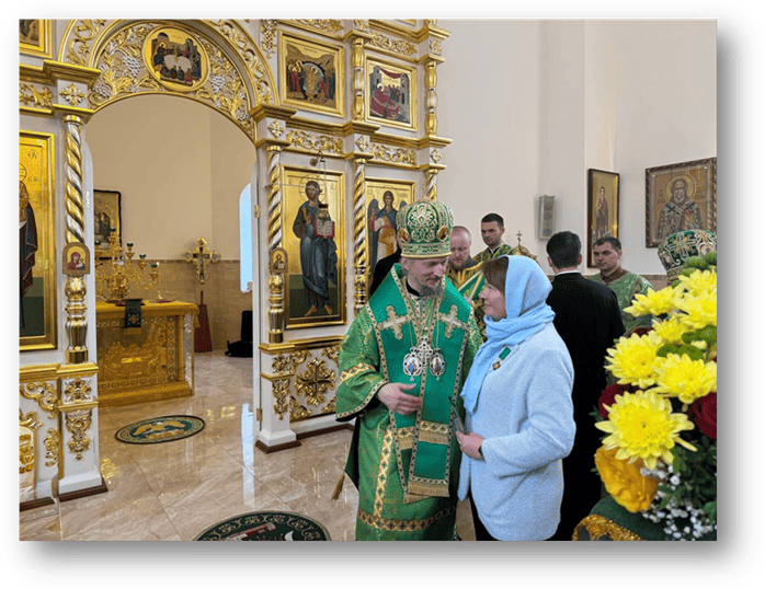 Главному врачу УЗ «ГКБСМП» Ольге Светлицкой была вручена Медаль Белорусской Православной Церкви преподобной Ефросинии Полоцкой