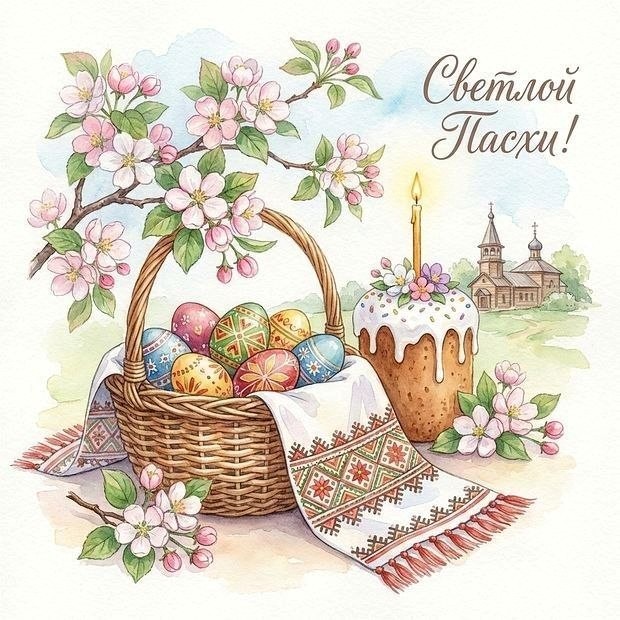 Дорогие коллеги, от всего сердца поздравляю вас со Светлым Христовым Воскресением! 